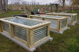 4x8 Raised Garden Bed Plans Raised Planter Plans Corrugated Etsy Garden Bed Layout Metal Garden Beds Metal Raised Garden Beds