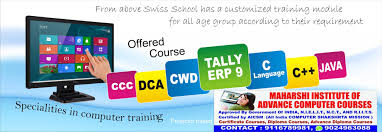 Above all, take our master diploma in computer application & advance accounting and increase your chances to grab a job in the field of accounting our course are job oriented and that makes us the one of the best computer training institutes in jaipur. Maharshi Institute Of Advance Computer Courses Narayan Vihar Jaipur Reviews Fee Structure Admission Form Address Contact Rating Directory