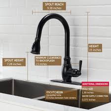 However, faucet holes may vary in size depending on the particular make and model. Lordear Best Antique Oil Rubbed Bronze Solid Brass Single Handle Pull Out Sprayer Kitchen Sink Faucet P Kitchen Sink Faucets Sink Faucets Bronze Kitchen Faucet