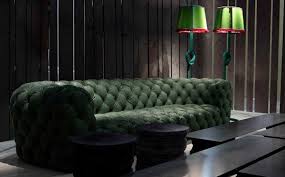 Vert sapin ses + : Canape Classique En Vert Fonce Leather Sofa Leather Chesterfield Chair Sofa Design