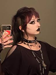 Long Goth Mullet Haircut