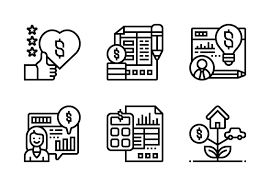 Accounting Icons By Eucalyp Studio Vector Pattern Icon Studio