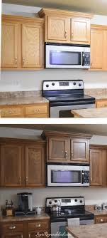 How to make cabinets darker. Updating Wood Kitchen Cabinets Love Remodeled