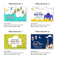 Kartu eid mubarok yang terbuat dari papan kayu yang digrafir menggunakan laser, dibentuk sedemikian rupa dengan desain yang islami berupa bulan bintang dan juga lampion. Kartu Lebaran Kartu Hari Raya Kartu Ucapan Lebaran Shopee Indonesia