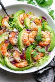 Shrimp Avocado Salad Low Carb Feelgoodfoodie Recipe Shrimp Avocado Recipes Avocado Recipes Cooking Recipes