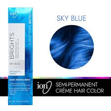 But the balayage, highlights, and smatterings of color are just part of step two. Sky Blue Color Brilliance Brights Semi Permanent Hair Color By Ion Demi Semi Permanent Hair Color Sally Beauty