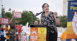 If that wasn't enough, around 20 members of the arizona liberty syracuse — there were less than 40 people attending the act for america rally in the plaza outside the hanley federal building, with another 40. Essential Workers Are Essential To Our Democracy Communications Workers Of America