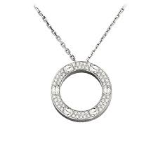 Love Necklace Love Necklace White Gold Jewelry Diamond