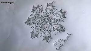 How To Draw Rangoli Designs On Paper For Beginners Step By Step Pencil Drawing On Paper For Beginner 2021 To add me to your circles to get updates on rangoli kolam and other art and craft please go to my google plus profile. how to draw rangoli designs on paper