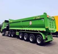 High Quality 4 Axles 50 Ton Dump Trailer from China Factory