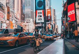 Times square wallpaper new york city. Hd Wallpaper New York Time Square Times Square Taxi New York City Bicycle Wallpaper Flare