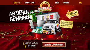 The annual competition was cancelled last year because of restaurant. Mcdonald S Monopoly 2017 Gewinne Verzweifelt Gesucht Chip