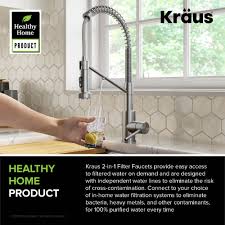 Water filter system kitchen faucets water dispenser filtered faucet,3 way stainless steel water purifier faucet. Kraus Bolden 2 In 1 Commercial Style Pull Down Single Handle Water Filter Kitchen Faucet For Reverse Osmosis Or Water Filtration System In Spot Free Stainless Steel Walmart Com Walmart Com