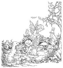 The Fairy Tea Party Fairy Coloring Pages Fairy Coloring Horse Coloring Pages