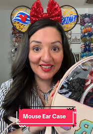 Calling all Mouse Ear collectors!! Grab this Mouse Ear Travel case to your  cart now! #mouseears #tiktokshop #springtok #tiktokmademebuyit  #disneytiktok #minniemouseears