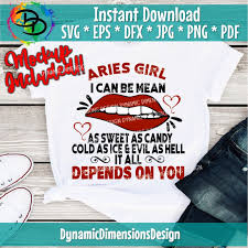 Download Aries Girl Svg March Birthday Svg Sweet As Candy Cold As Ice Evil By Dynamic Dimensions Thehungryjpeg Com