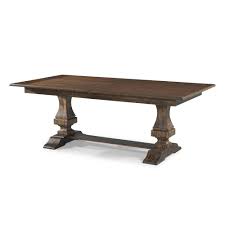 Shop wayfair for all the best trestle kitchen & dining room sets. Trisha Yearwood Home Collection By Klaussner Trisha Yearwood Home Trisha S Trestle Table With 18 Inch Leaf Royal Furniture Dining Tables