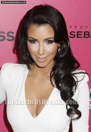 Kim Kardashian White Cocktail Dress Hollywood Style Awards