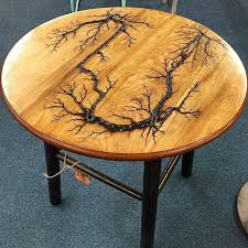 Lichtenberg Figures Wood Kayu Kreatif Hiasan