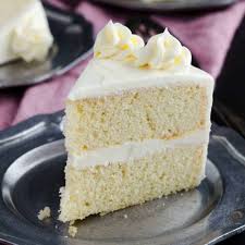 basic vanilla cake recipe baked by an