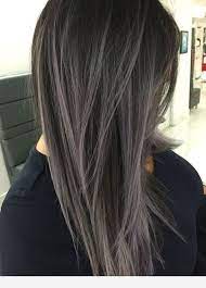 Gray Balayage Hair Idea Spring Hair Color Brunette Hair Color Ash Hair Color