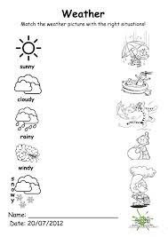 Weather Match Worksheet Free Esl Printable Worksheets Made By Teachers Weather Worksheets Weather For Kids Free Kindergarten Worksheets