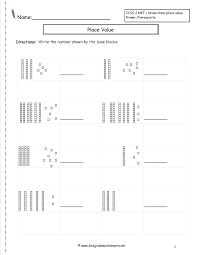 Second Grade Place Value Worksheets