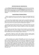 Pakaian tradisional di malaysia pengajian malaysia (mpu2163) duration: Titas Definisi Pakaian Tradisional Konsep Pakaian Tradisional Masyarakat Melayu Boleh Diklasifikasikan Seperti Berikut Menurut Kamus Dewan Pelajar Course Hero