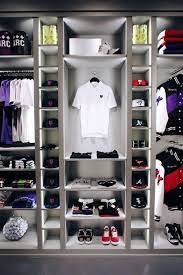 Pin By Sarahetjerome De Guigne On Bed Bedroom Organization Closet Organizing Walk In Closet Sneakerhead Room