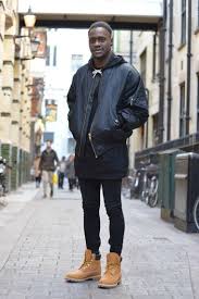 They are the converse sneakers and the timberland boots. Street Style London Men Men S Look Asos Fashion Finder Timberland Boots Outfit Timberland Outfits Hipster Mens Fashion