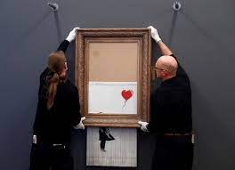 People interested in banksy shredder also searched for. Self Shredding Banksy Painting Goes On Display In Germany