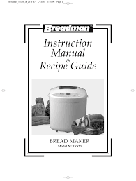 6 7 basic white bread note: Breadman Bread Baker Tr520 User Manual 68 Pages