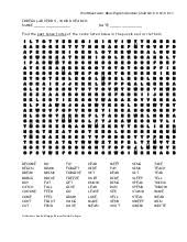 Irreg Verbs Wordsearch