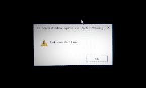 How To Fix Unknown Hard Error On Windows 10 8 7