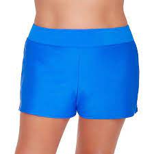 Catalina Women S Plus Size Full Coverage Swim Shorts Walmart Com Full Coverage Swim Swim Shorts Plus Size