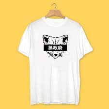 Size L Japanese Anarchy Fox T Shirt Off White Tumblr Eco Friendly Organic Cotton Shirt Design Inspiration Shirt Designs Printed Shirts