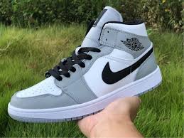 Jordan 1 Retro High Black White Light Smoke Grey Pin On Air Jordan 1