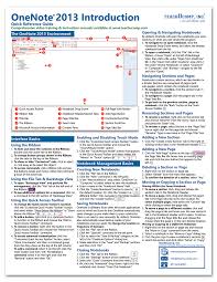 onenote quick reference cards at teachucomp inc