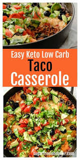 Keto Taco Casserole Keto Recipes Dinner Recipes Keto Recipes Easy