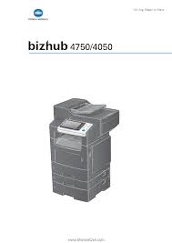 Bizhub c280 driver windows 10 64 bit / download konica. Konica Minolta Bizhub 4050 Bizhub 4750 4050 Scan Functions User Guide