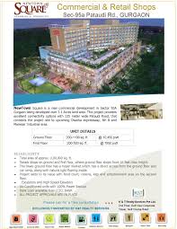 Newtown Square 95a Gurgaon High Street Retail Development Project Newtown Square Gurgaon Newtown