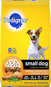 Pedigree Small Dog Complete Nutrition Roasted Chicken Rice Vegetable Flavor Small Breed Dry Food Dog Food Recipes Pedigree Dog Food Best Dog Food