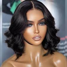 Human Hair Glueless Lace Wigs Loose Wave Wigs