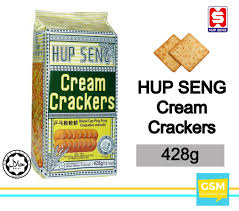 Hup seng cream crackers 15.1 oz (pack of 2) bundled with primetime direct 20ct dental flossers in a ptd sealed bag 3.9 out of 5 stars 5. Hup Seng Cream Crackers Biscuit 428g Lazada