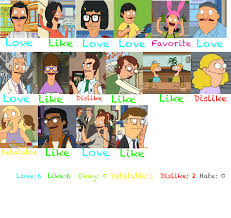 He is voiced by voice actor h. Bob S Burgers Character Scorecard By Thearist2013 On Deviantart