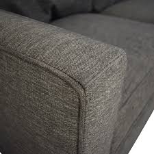 Crate and barrel upholstery sale. 71 Off Crate Barrel Crate Barrel Grey Chaise Sectional Sofas