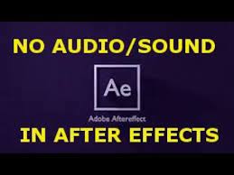 Ich lade/öffne/importiere das video und dann habe ich kein ton. No Sound Audio In After Effects Youtube