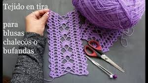 Colección de labores de punto. Punto A Crochet Para Manta Chalina O Blusas