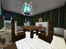 Looking for some cool minecraft furniture ideas to build a awesome looking dining room, check this out for some help!! Minecraft Dining Room Decorations Novocom Top