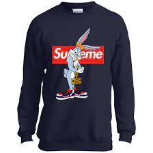 Maybe you would like to learn more about one of these? Bugs Rabbit Supreme Youth Kids Sweatshirt The Geek Gifts